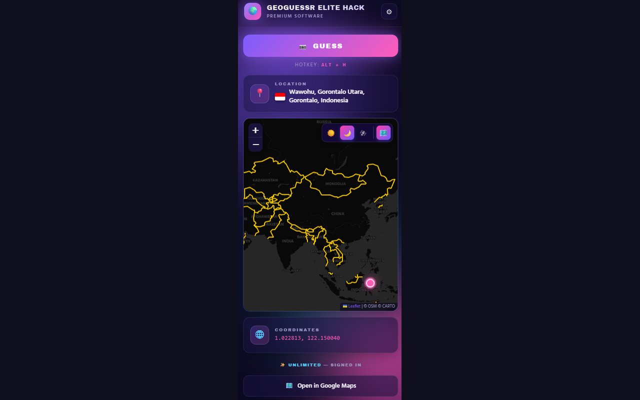 GeoGuesser Elite Assistant - 截图 1