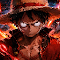 One Piece: Luffy Captain Flame Live Wallpaper