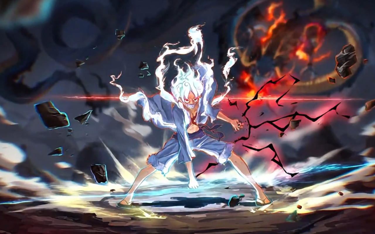 Gear 5 Luffy Ultimate One Piece Live Wallpaper - 截图 1