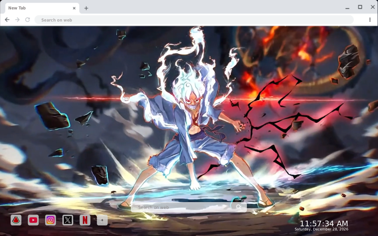 Gear 5 Luffy Ultimate One Piece Live Wallpaper - 截图 2