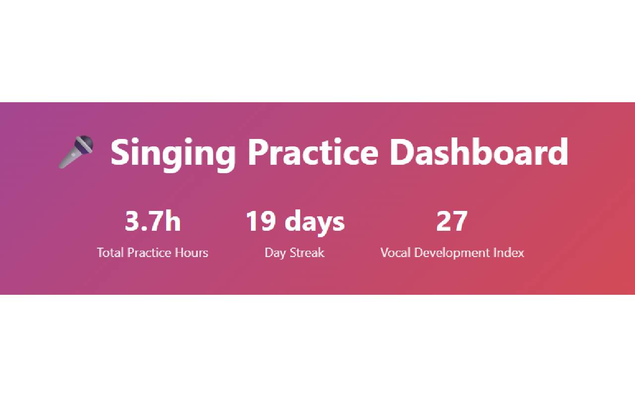 SingStreaks - Singing Practice Tracker - 截图 2