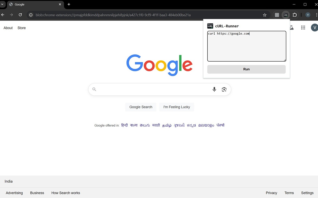 cURL Runner - 截图 5