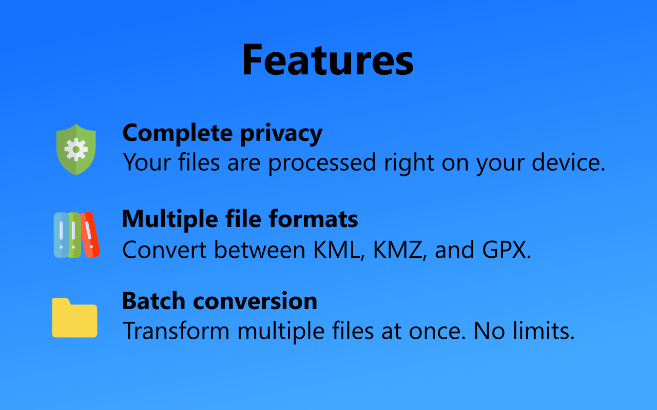 KML 转 GPX - 截图 2