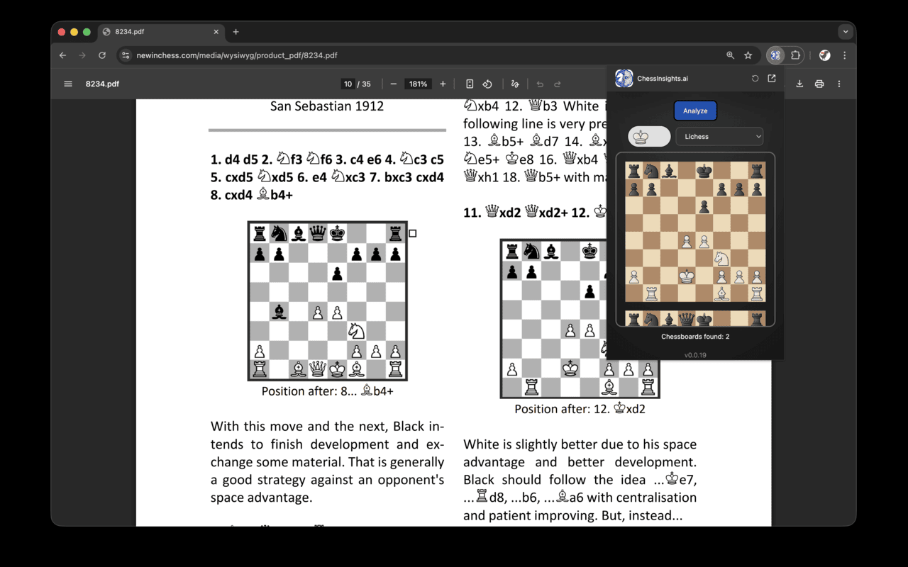 ChessInsights AI – Chess Analysis AI tool - 截图 2