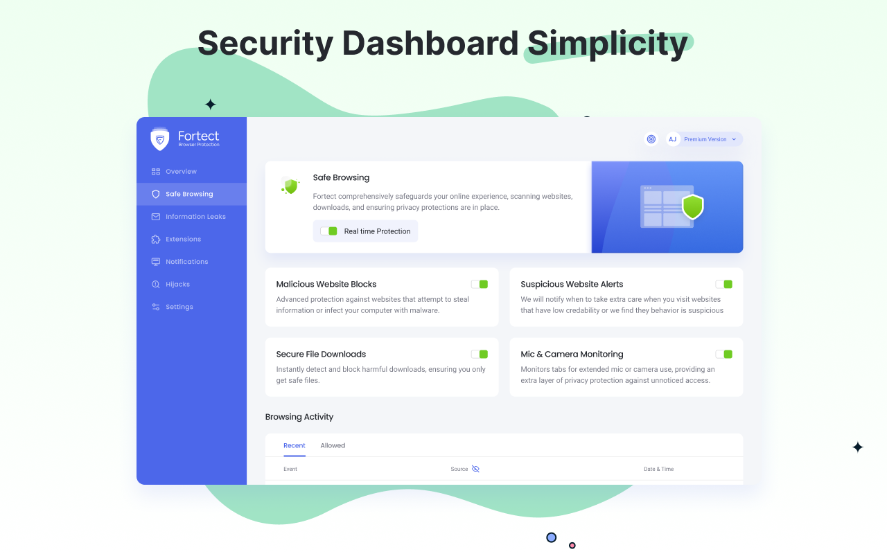 Fortect Browsing Protection - 截图 5