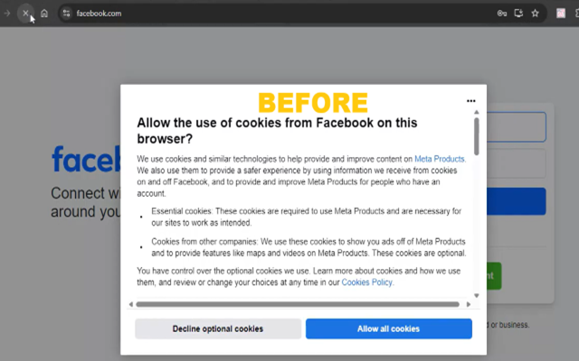 NoCookieBanner – EU Cookie Banner Auto Handler - 截图 3