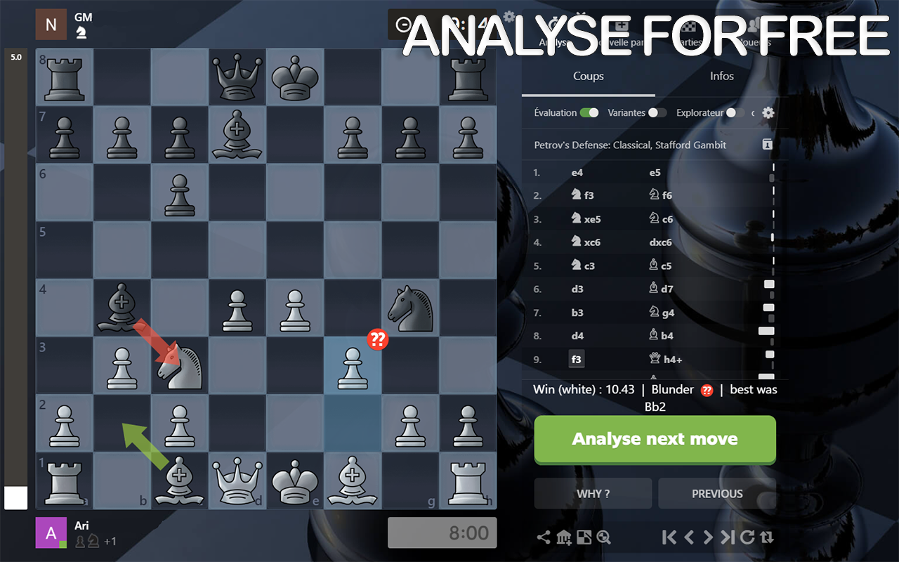 Free Chess Analyser - 截图 1