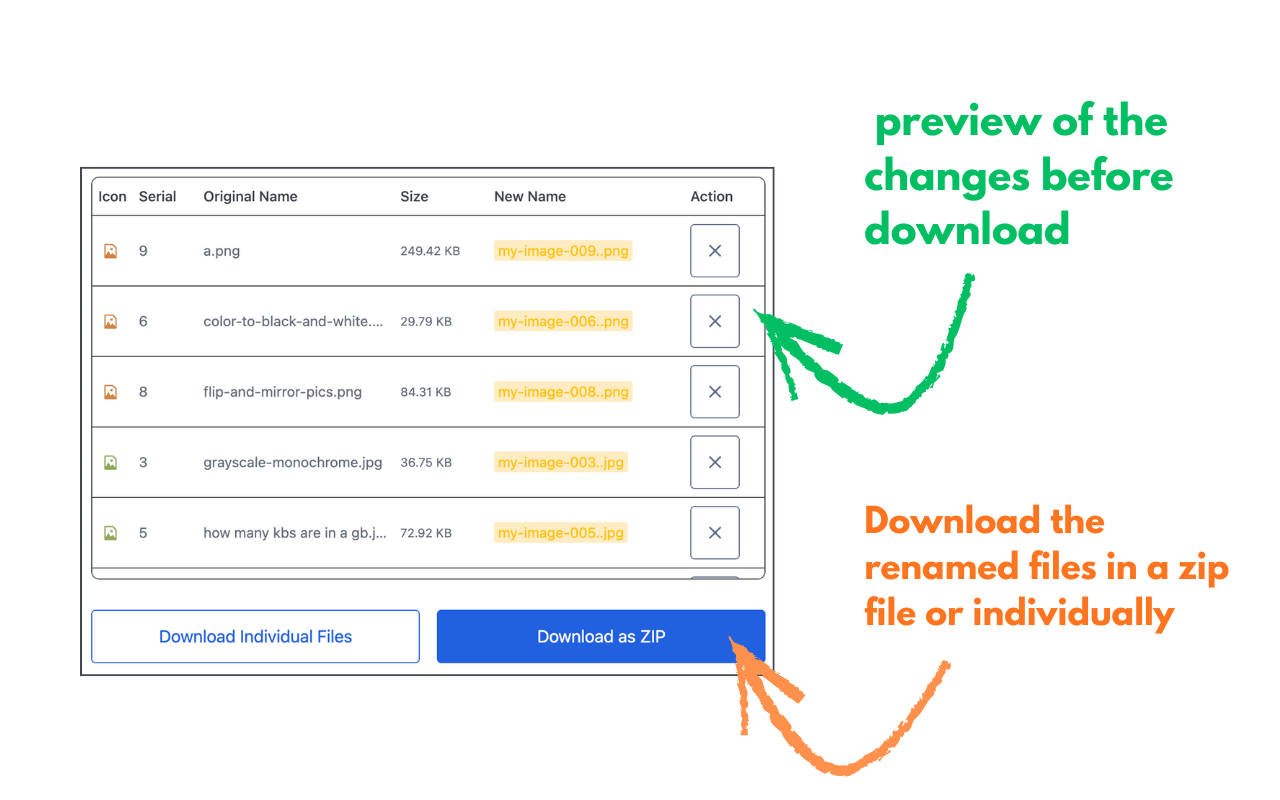 Bulk File Rename - Offline File Batch Renamer - 截图 2