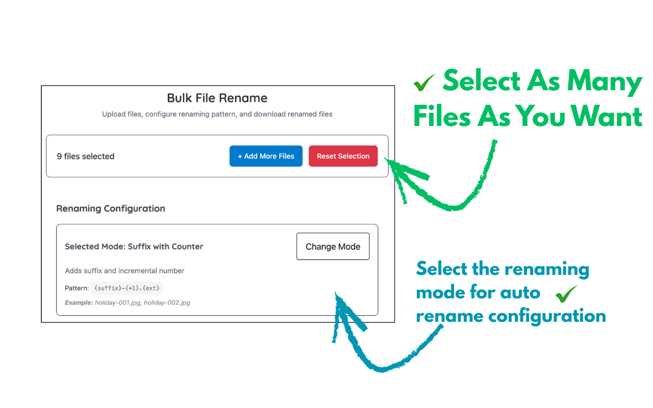 Bulk File Rename - Offline File Batch Renamer - 截图 3