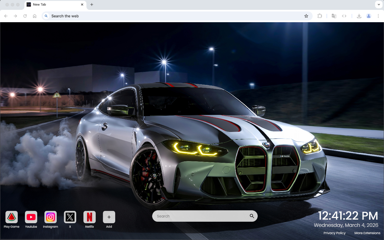 BMW M4 CSL Live Wallpaper - 截图 1