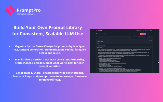 PromptPro: AI Prompt Enhancer - Improve Prompts for ChatGPT, Claude, Gemini - 截图 3