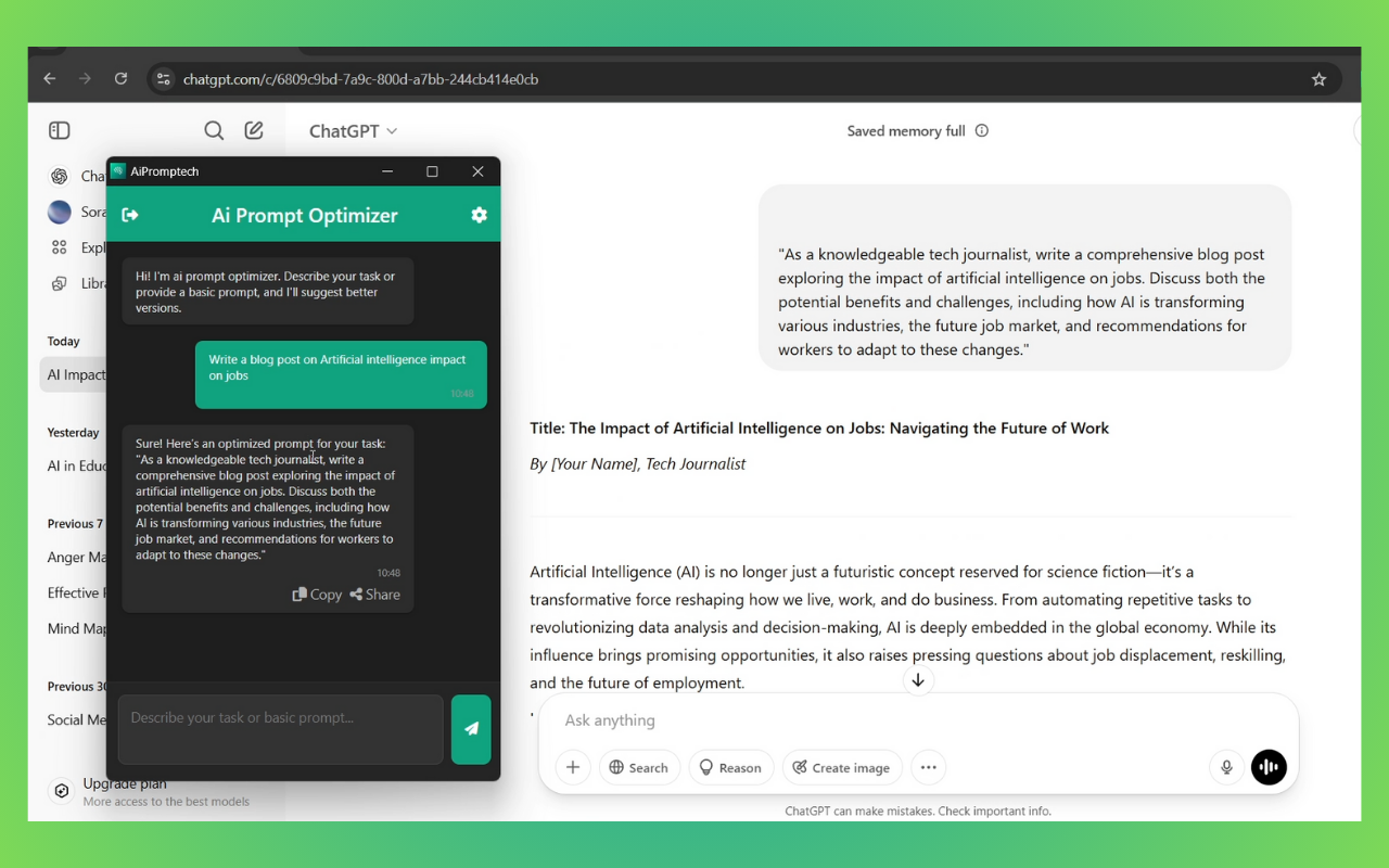 AiPromptech - Ai Prompt Optimizer - 截图 4