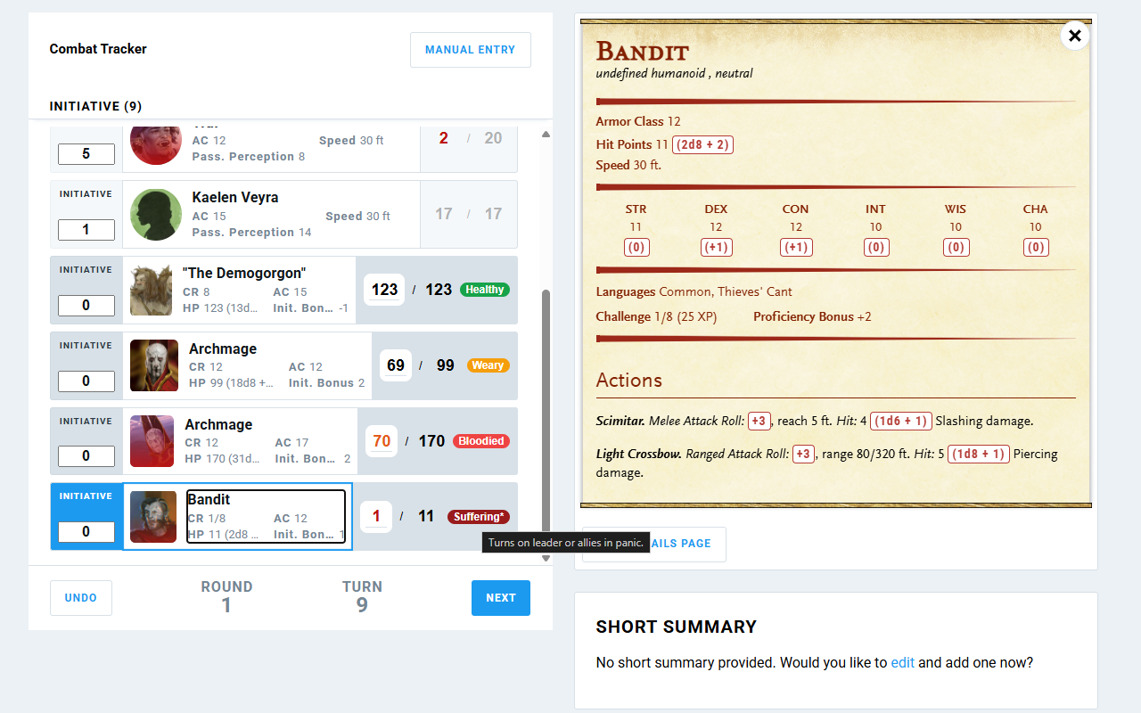 DDB - Monster Health Status and behavior - 截图 1