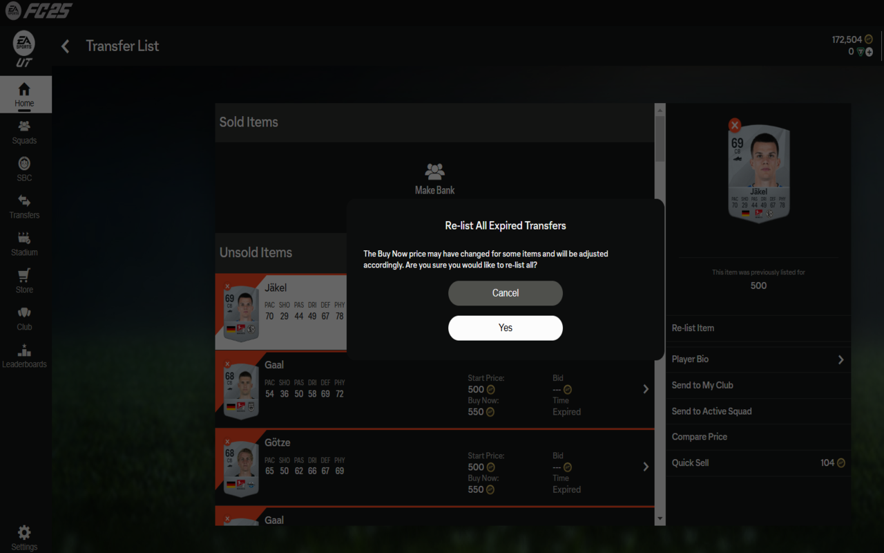 FUT Lister - 截图 2