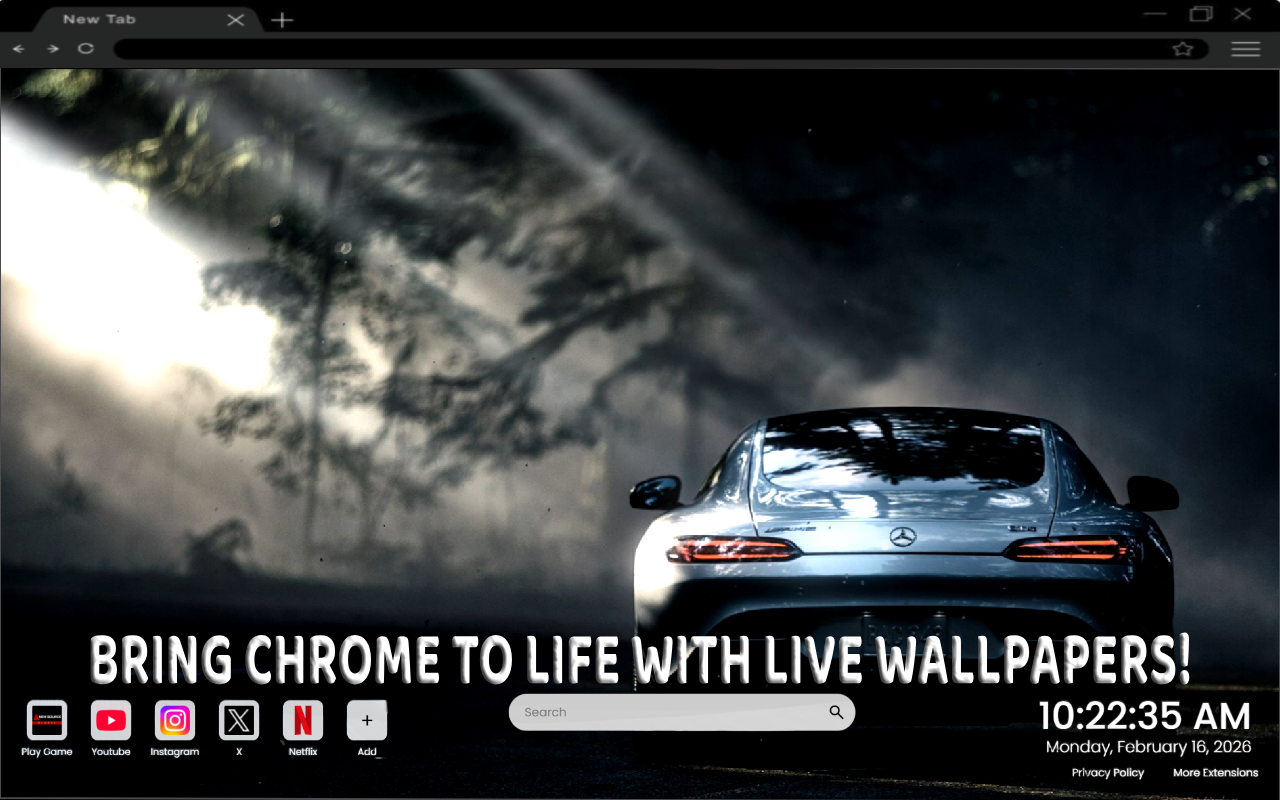 Mercedes AMG Night Drive Live Wallpaper - 截图 2