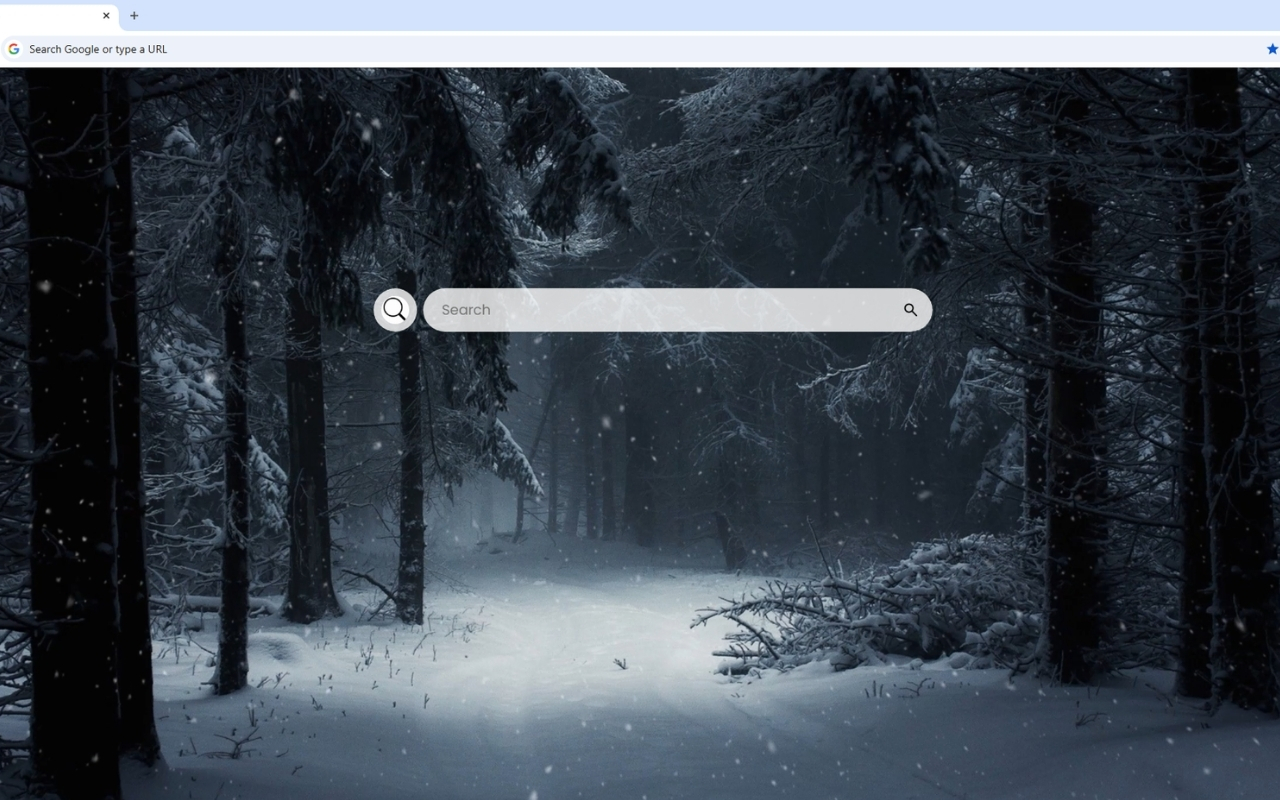 Dark Winter Forest Road Live Wallpaper - 截图 2