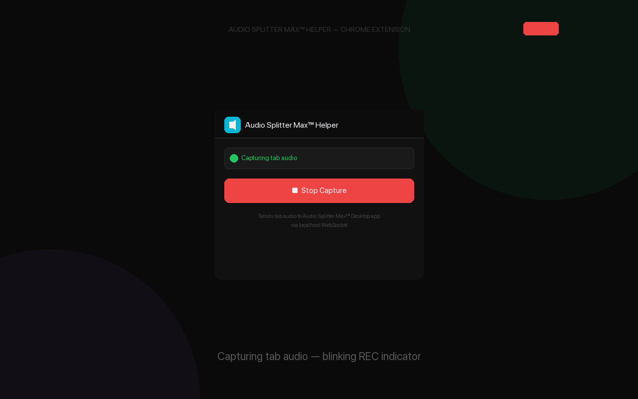 Audio Splitter Max™ Helper - 截图 1