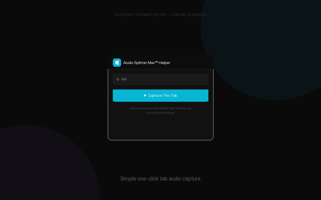 Audio Splitter Max™ Helper - 截图 2