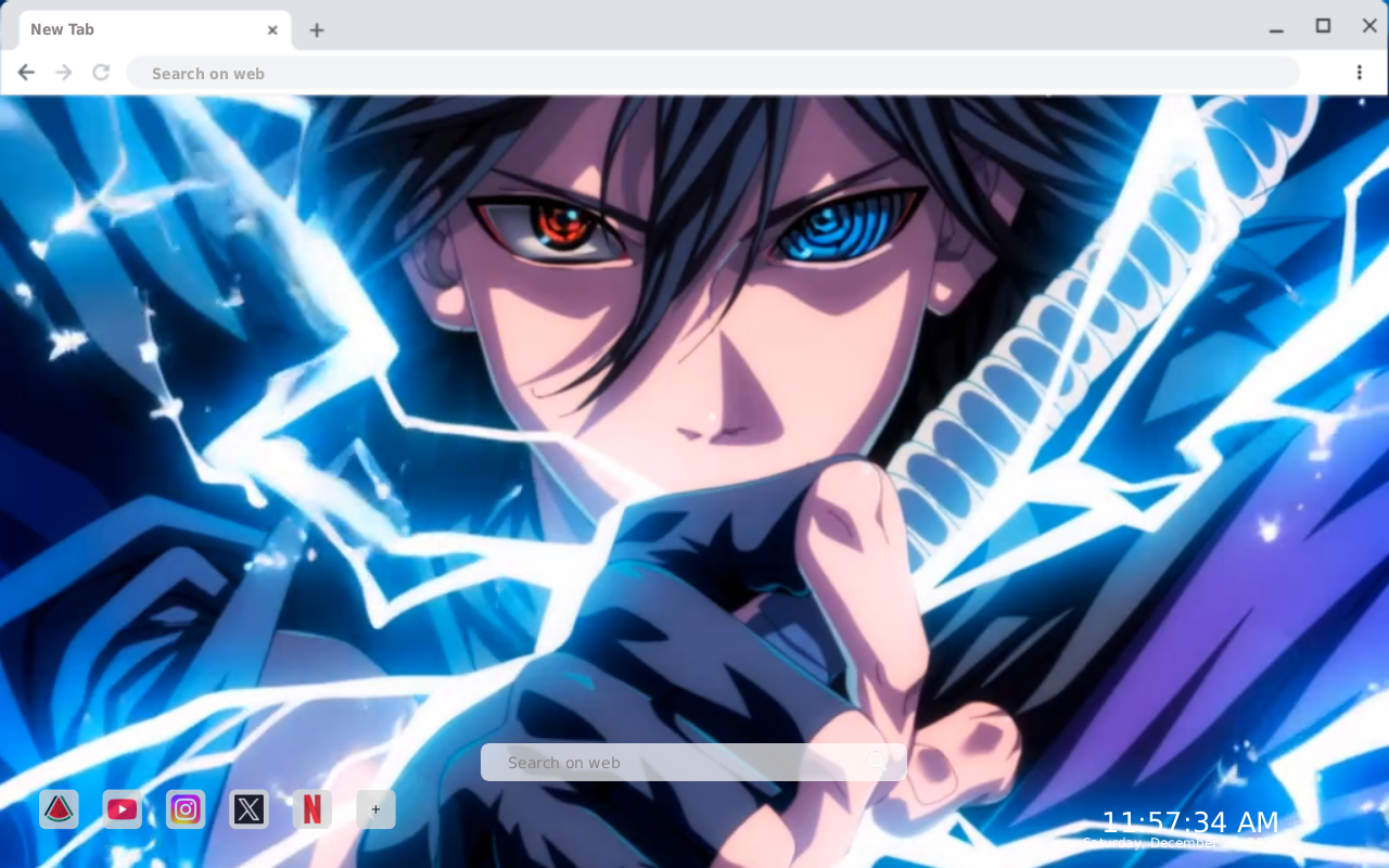 Sasuke Uchiha live Wallpaper - 截图 2