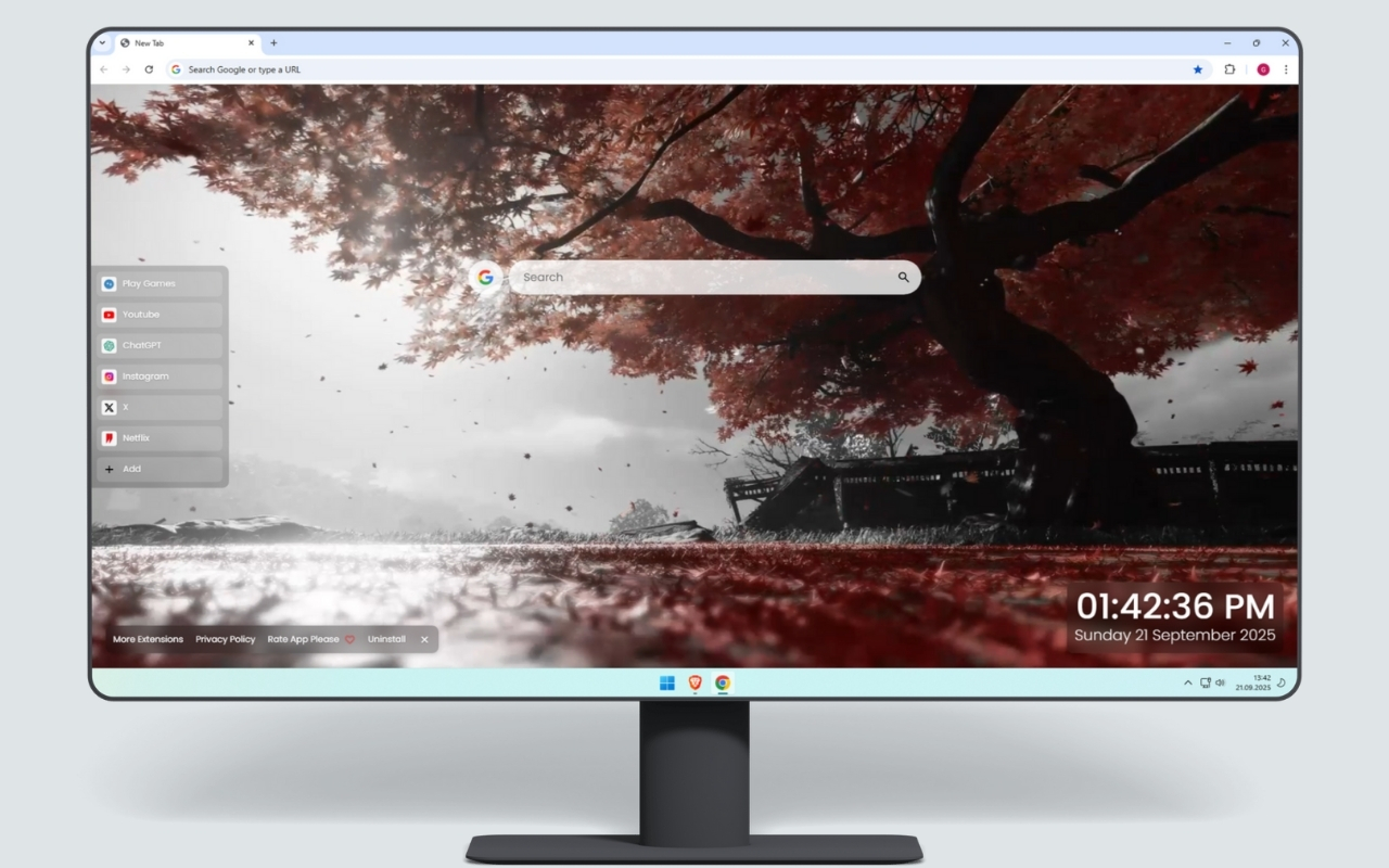 Autumn Tree Ghost Of Tsushima Live Wallpaper - 截图 2