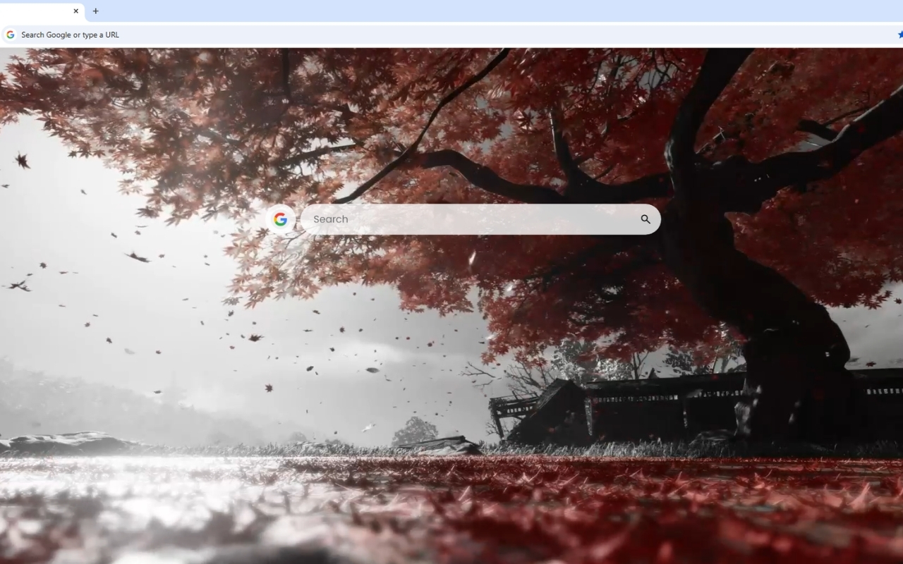 Autumn Tree Ghost Of Tsushima Live Wallpaper - 截图 4