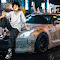 Luffy One Piece Nissan GT-R 4K Live Wallpaper