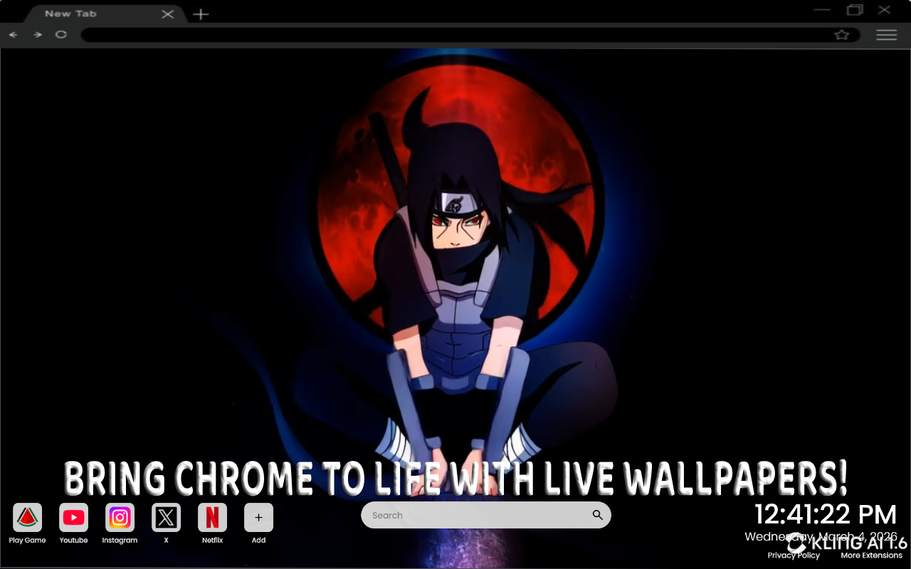Itachi Uchiha Live Wallpaper - 截图 2