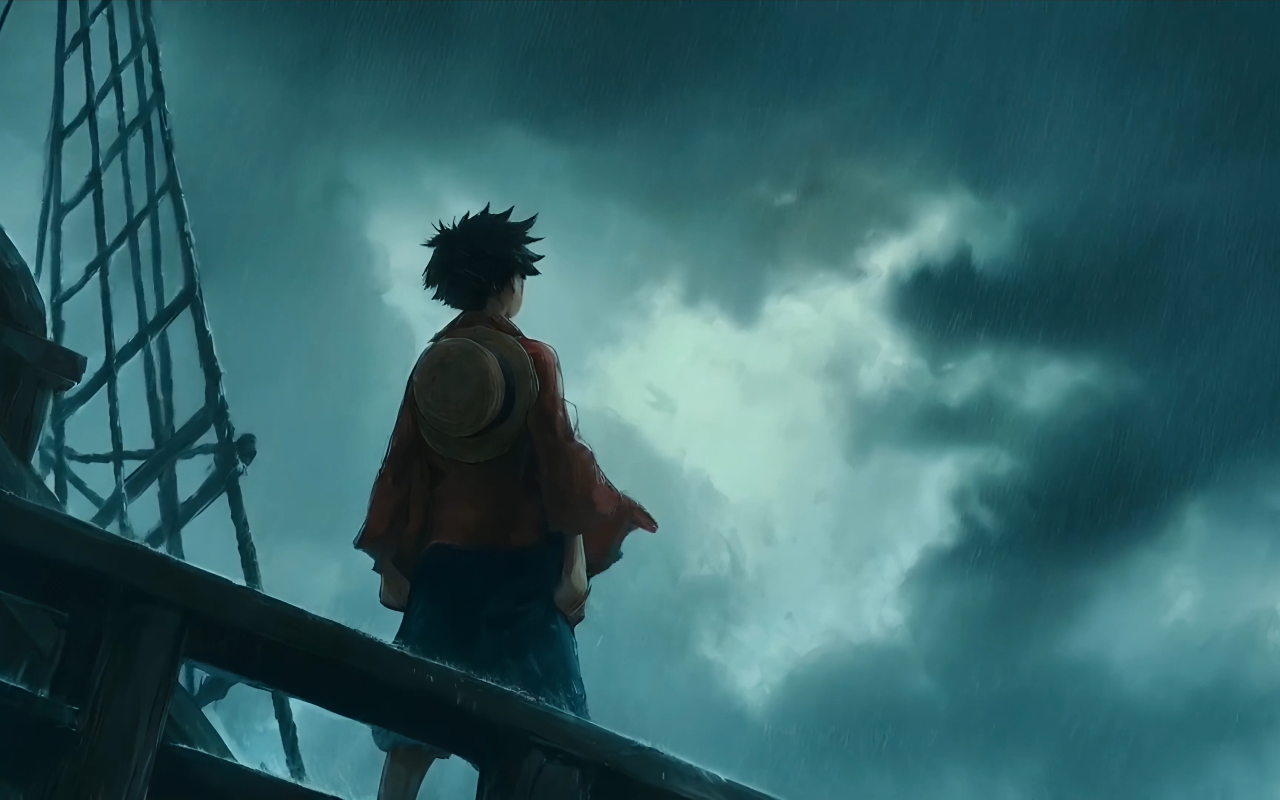 Monkey D. Luffy Storm Journey Live Wallpaper - 截图 2