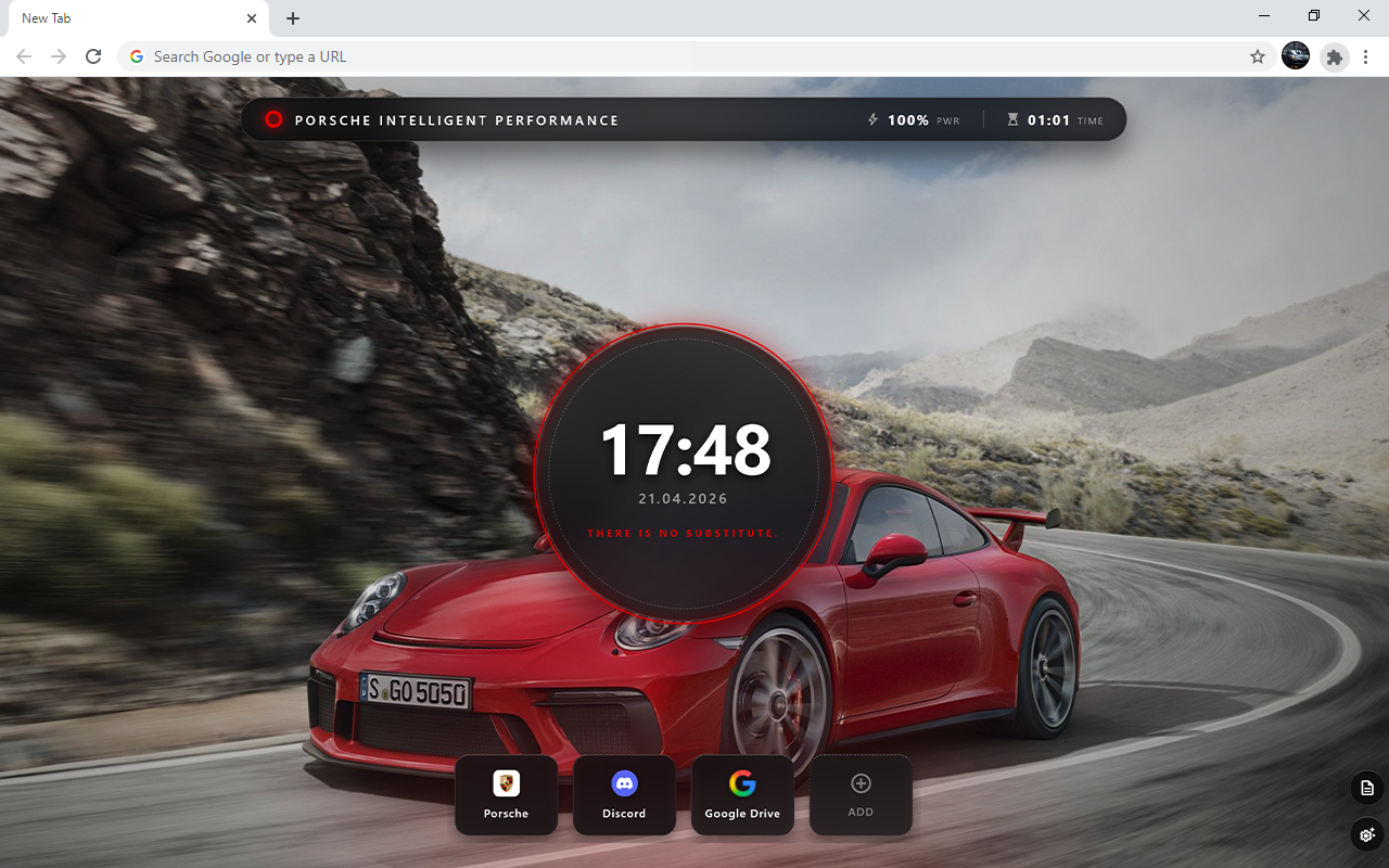 Porsche Cars HD Wallpaper New Tab - 截图 3