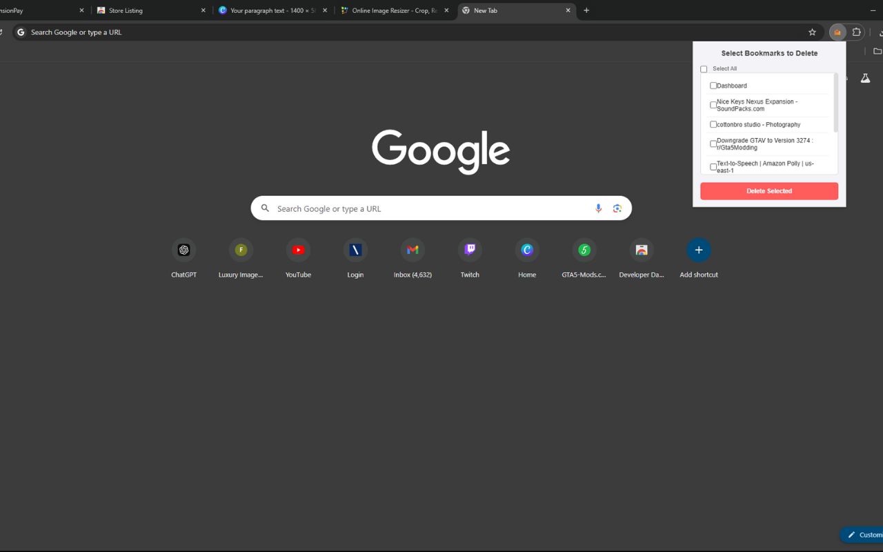 Lux Bookmark Manager - 截图 1