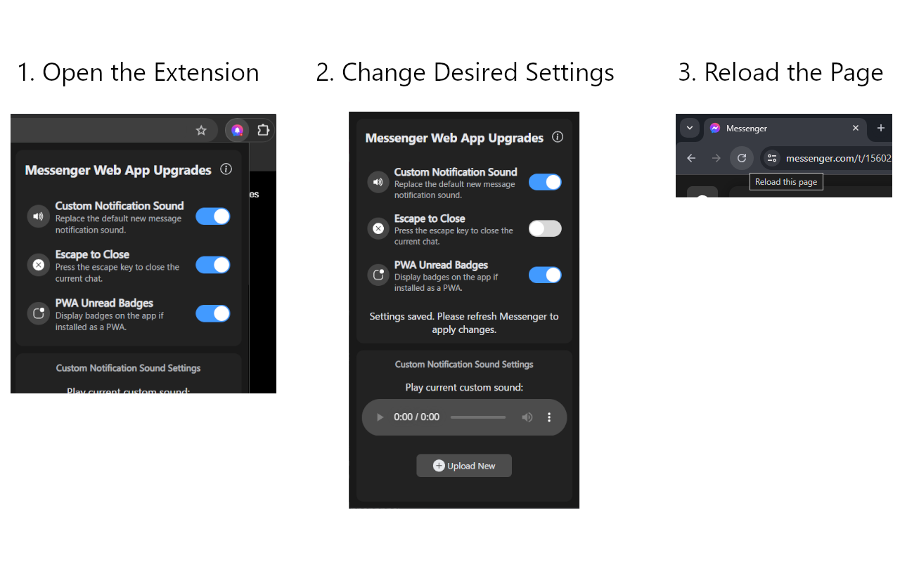 Messenger Web App Upgrades - 截图 1