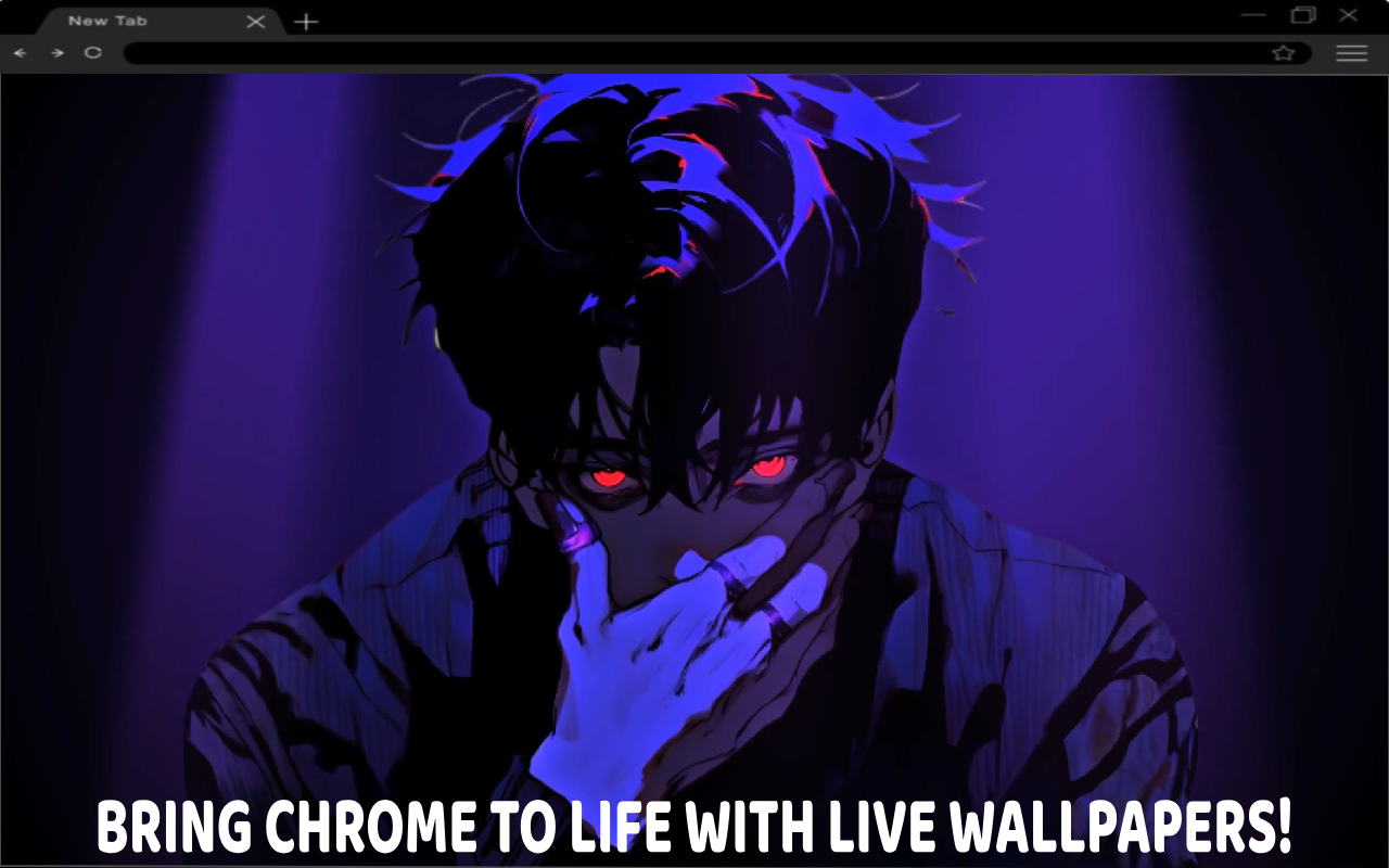 Anime Boy Villain Live Wallpaper - 截图 1