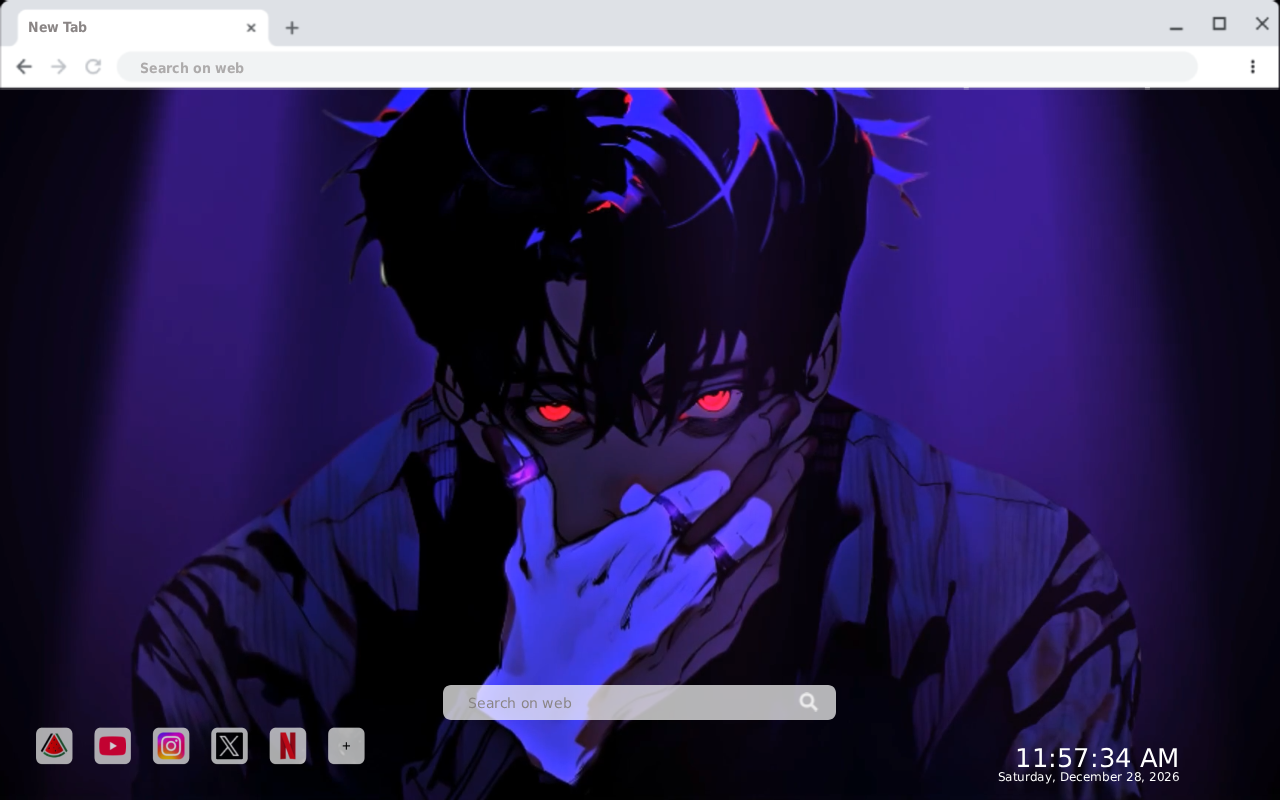 Anime Boy Villain Live Wallpaper - 截图 2