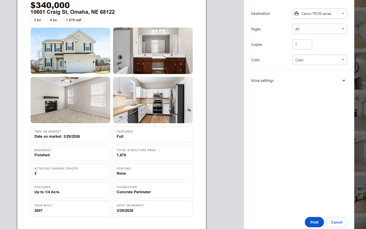 Zillow Print Builder - 截图 3
