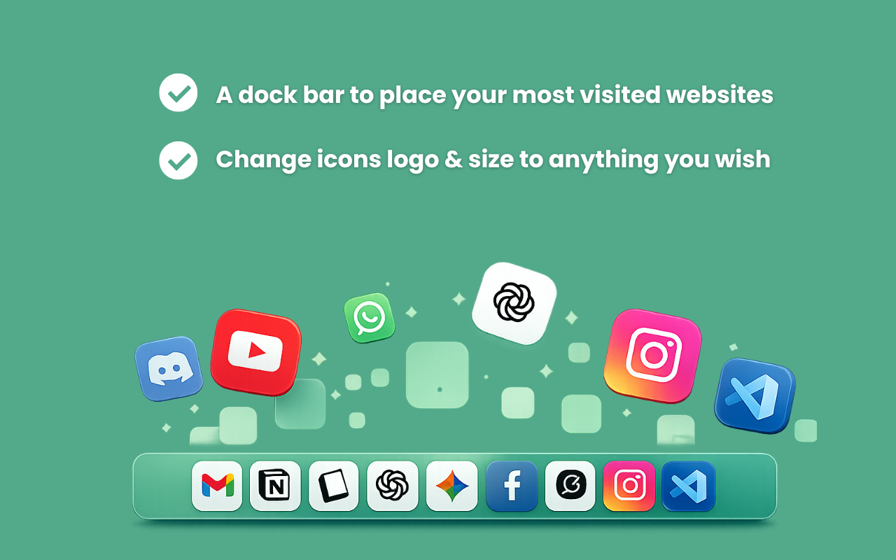 Favorites OS - new tab page | Bookmark manager menu bar - 截图 3