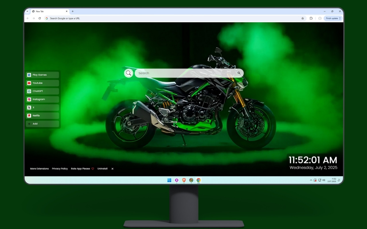 Kawasaki Z900 Live Wallpaper - 截图 1