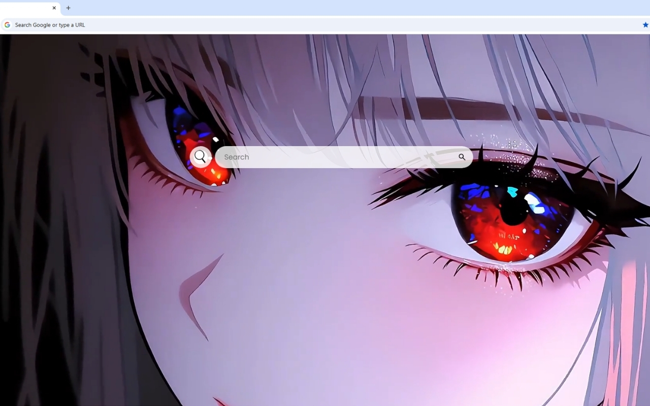 Anime Girl Ruby Eyes Live Wallpaper - 截图 1