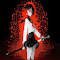 Red Eyed Sword Anime Girl Live Wallpaper