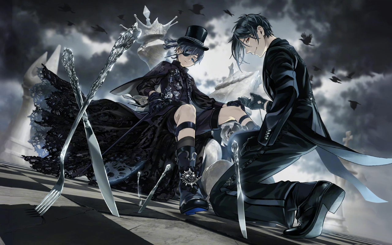 Black Butler Live Wallpaper - 截图 2