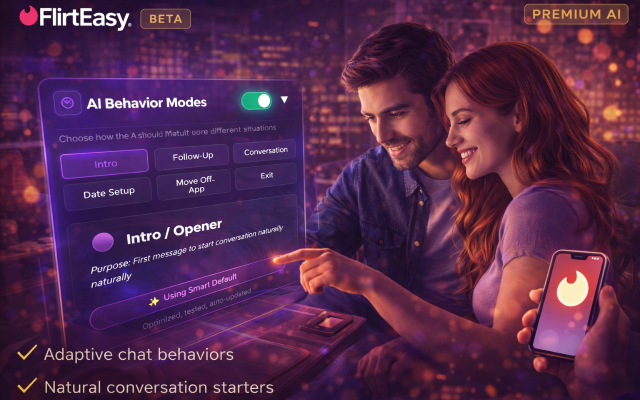 FlirtEasy – Tinder & Bumble Auto Swiper + AI Messages - 截图 4