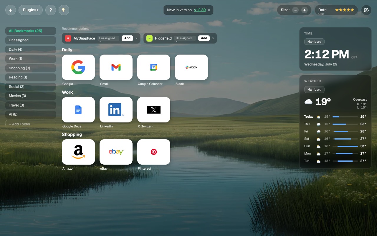 Webdoka 新标签页 - 截图 3