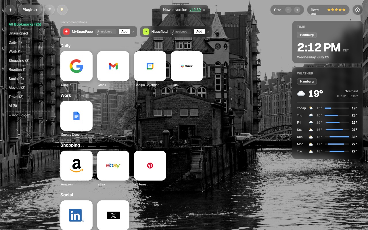 Webdoka 新标签页 - 截图 5