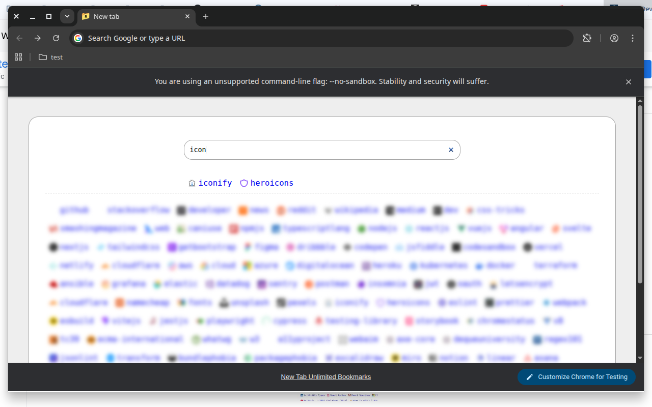 New Tab Unlimited Bookmarks - 截图 3