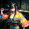Anime Demon Girl Samurai Katana Live Wallpaper