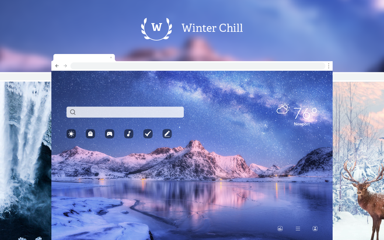 Winter Chill HD Wallpapers New Tab - 截图 3