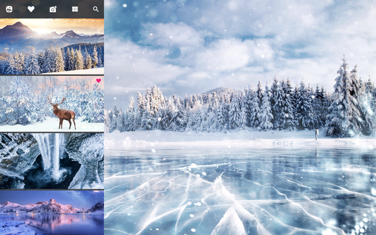 Winter Chill HD Wallpapers New Tab - 截图 4