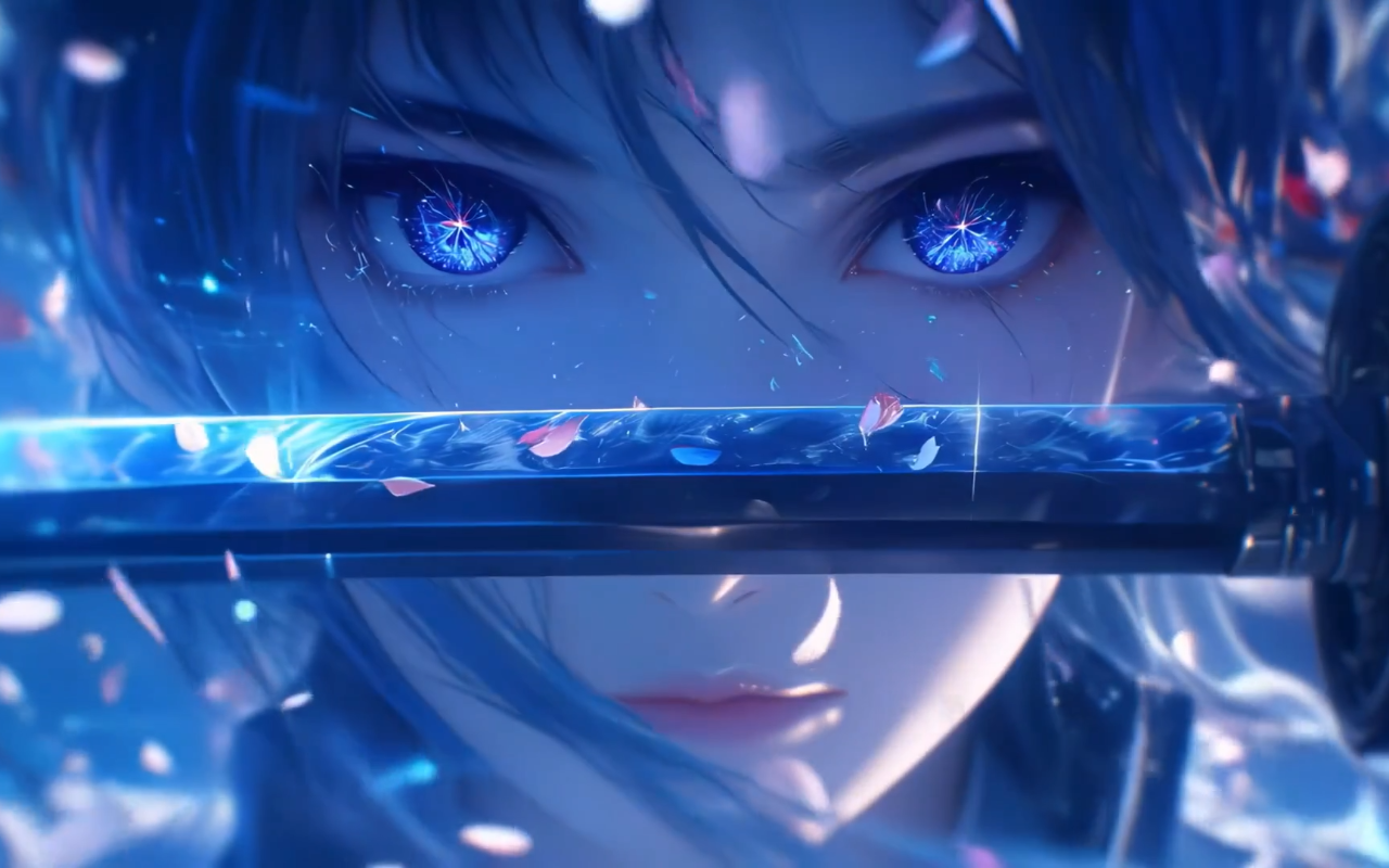 Anime Girl Live Wallpaper - 截图 2