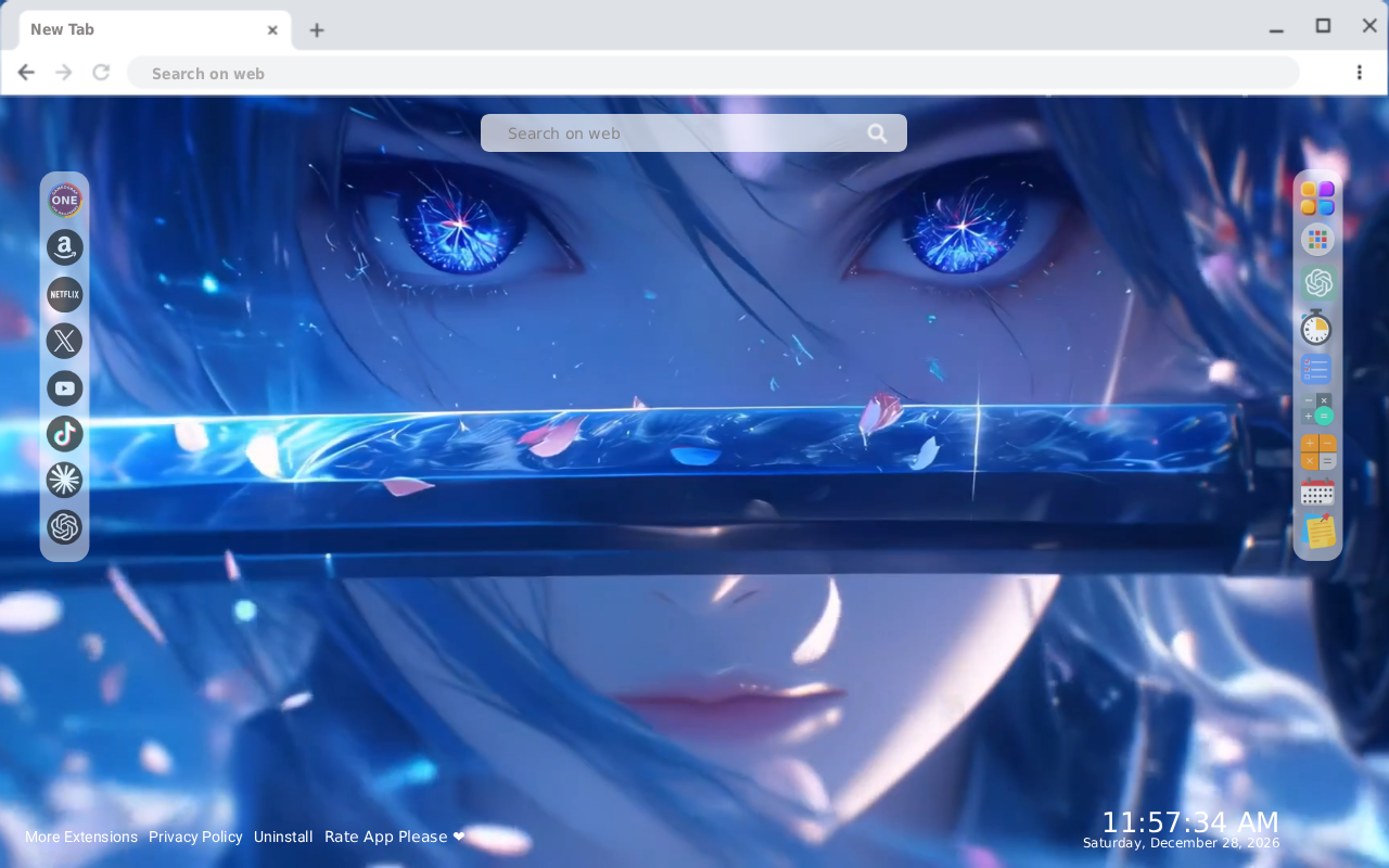Anime Girl Live Wallpaper - 截图 5