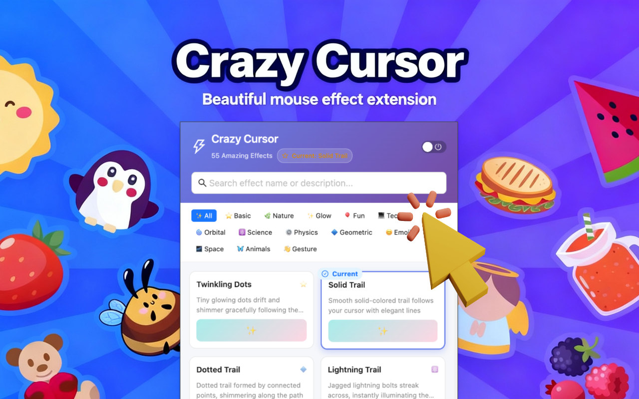 Crazy Cursor - 炫酷粒子鼠标特效 - 截图 2