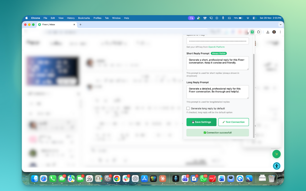 Fiverr Reply Assistant - 截图 3